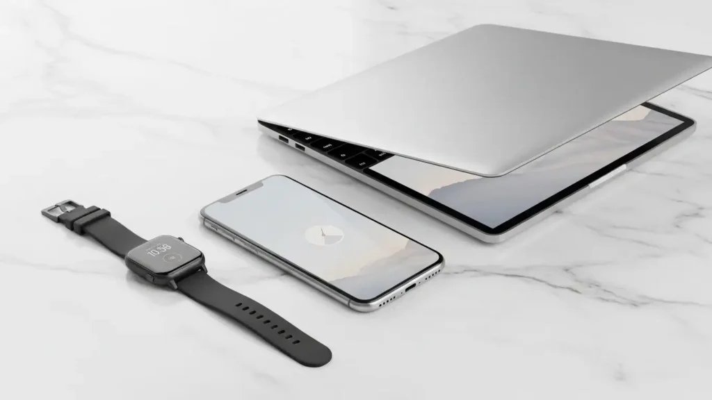 A collection of premium devices showcasing innovative Huawei technology products.