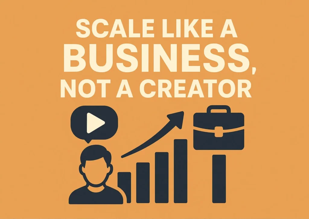 Scale Like a Business, Not a Creator