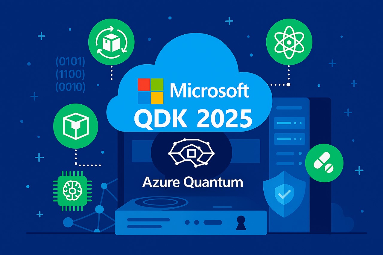 Microsoft QDK 2025 with Azure Quantum enables advanced simulations for logistics and drug discovery.