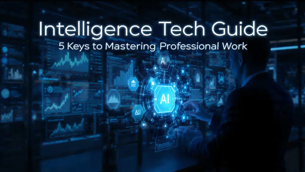 a sleek modern workspace featuring a professional