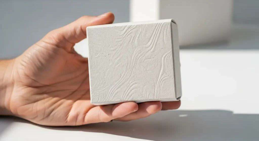 Premium biodegradable packaging made from nanocellulose, showcasing recent environmental innovations in materials.