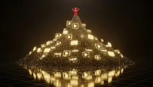 Visualizing the viral success and massive view counts of the AI Roblox niche.