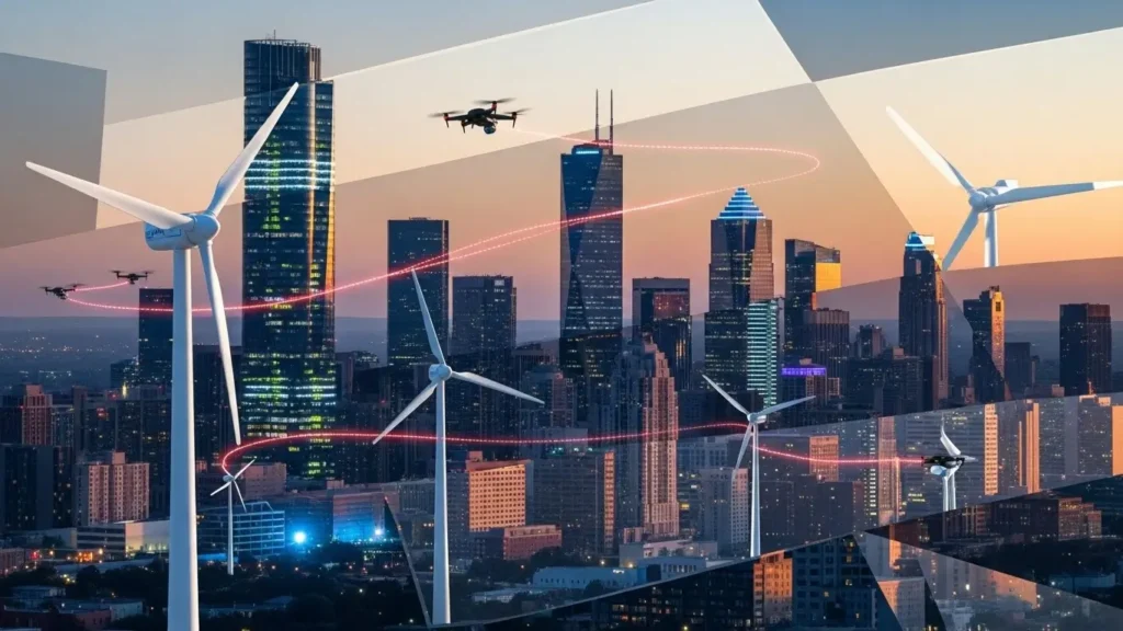 The interconnected future of US technology as envisioned by WIRED.