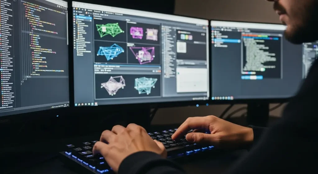 A developer building specialized software layers on top of a core AGI model.