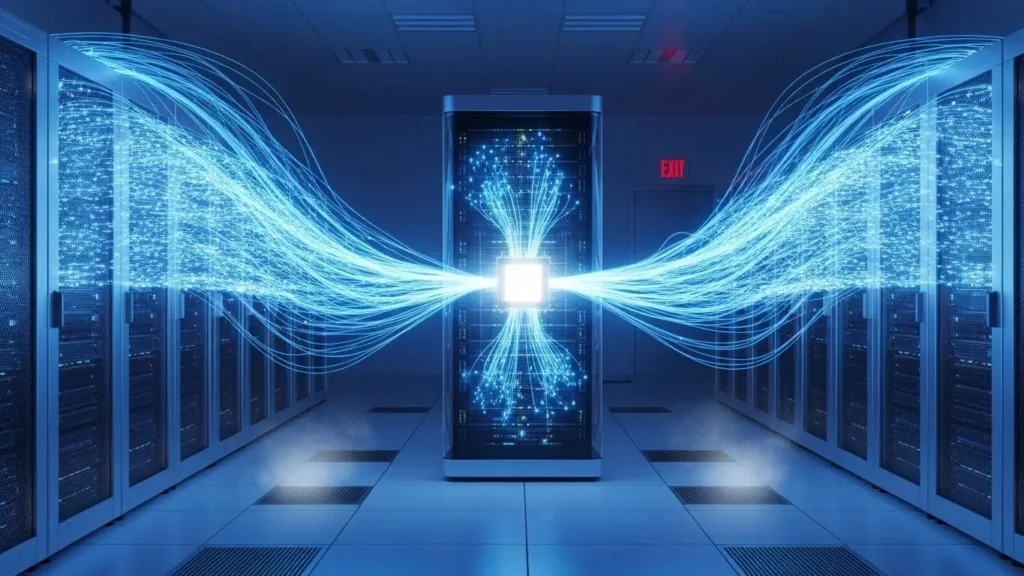 Flow of data through the Ocazie AI technology components.