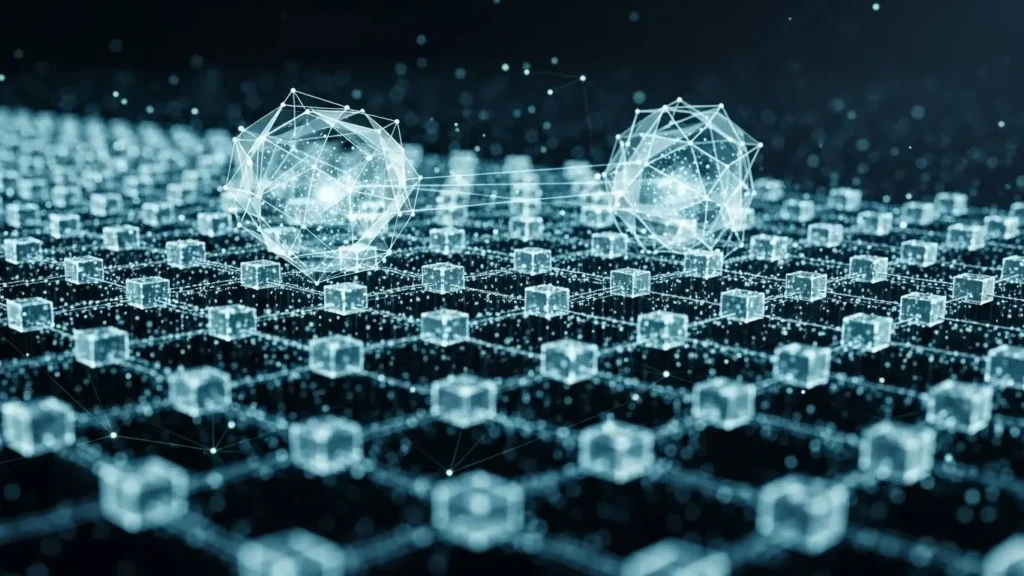 New AI and blockchain technology working together for security.