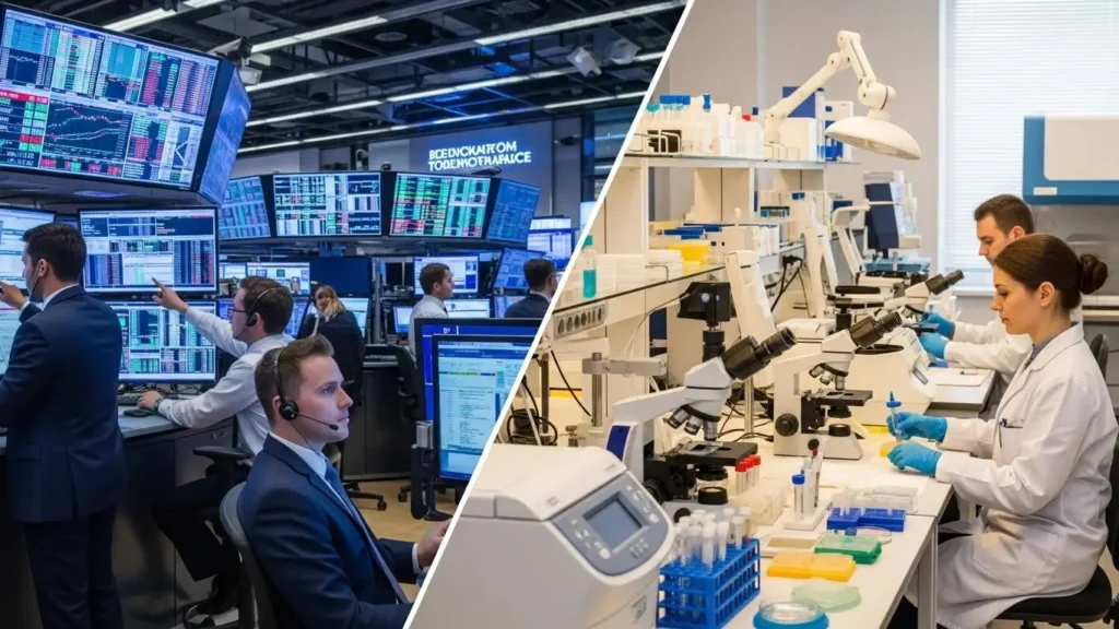 New AI applications in healthcare and financial sectors.