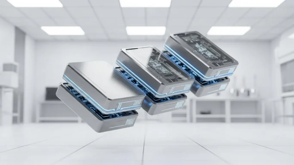 Modular technology architecture of the Ocazie AI stack layers.