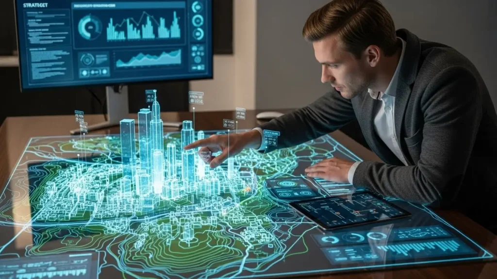 Predictive intelligence technology used for strategic planning and forecasting.