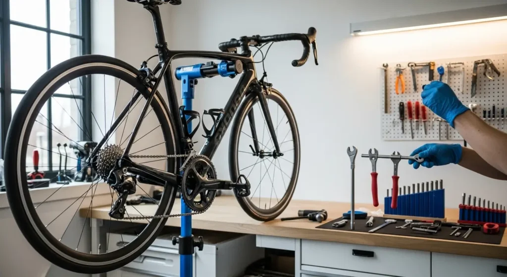 Maintaining equipment for a profitable bike repair shop.