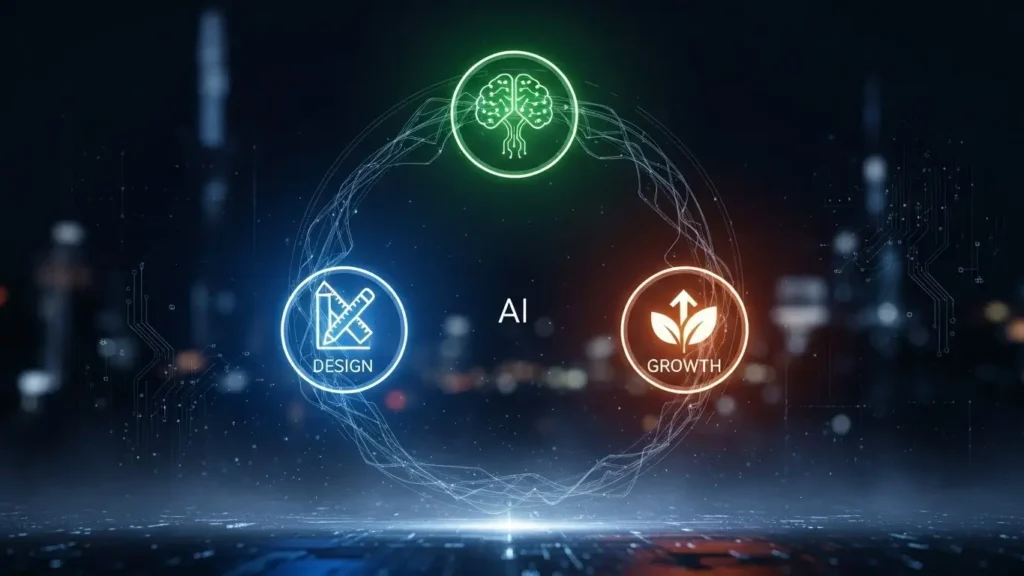 A holistic tech formation representing the Realm technology and growth conclusion.