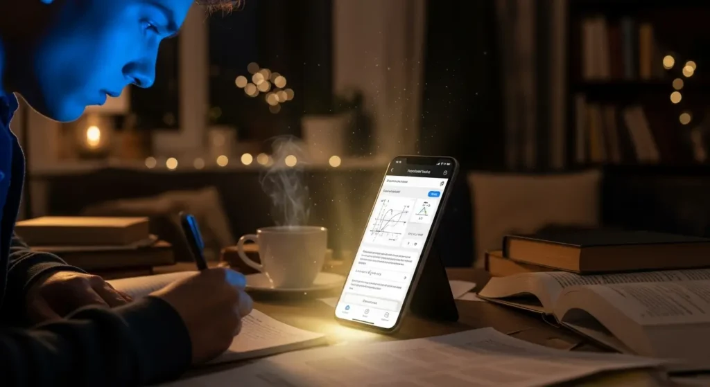 Getting 24/7 tutoring and guidance with Answer.AI Android Apps.