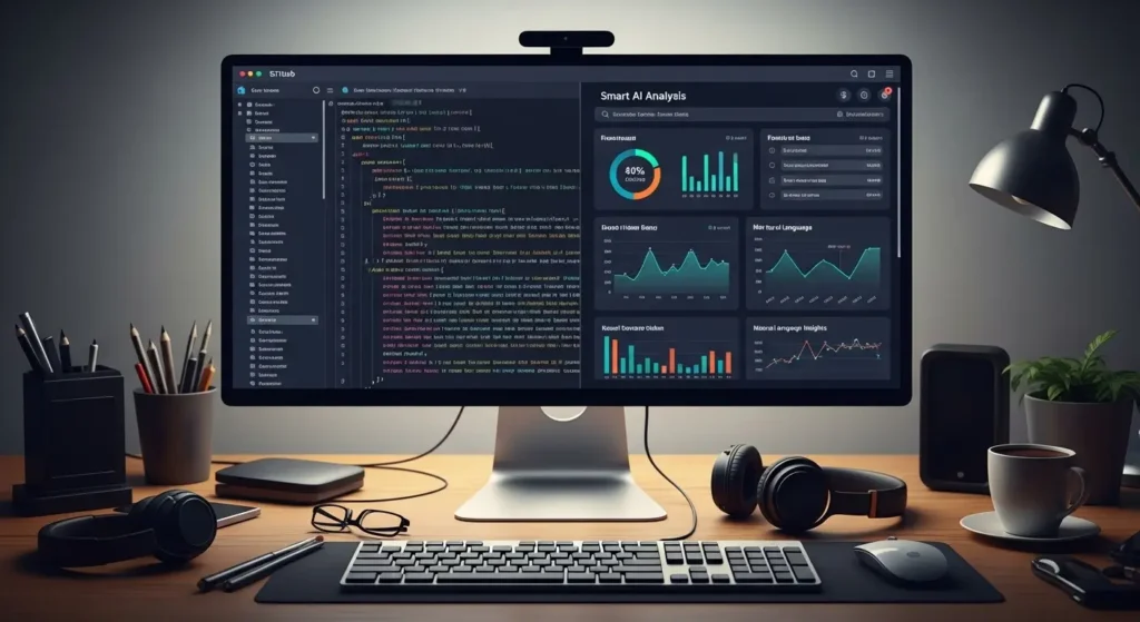 The ChatGPT Atlas split-screen view showing an AI assistant providing context-aware help.