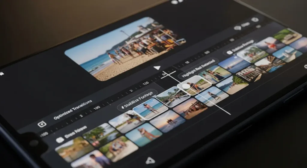 Seamless automated video editing with LightCut AI Android Apps for creators.
