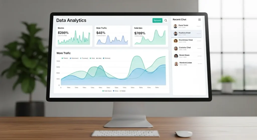 Comprehensive analytics reporting for AI customer support performance.